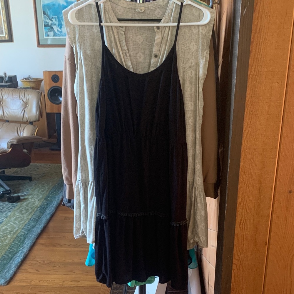 Black Mossimo Beach Cover Up Dress